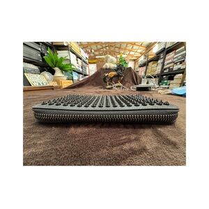 Christian Louboutin Panettone Black Studded Wallet EUC